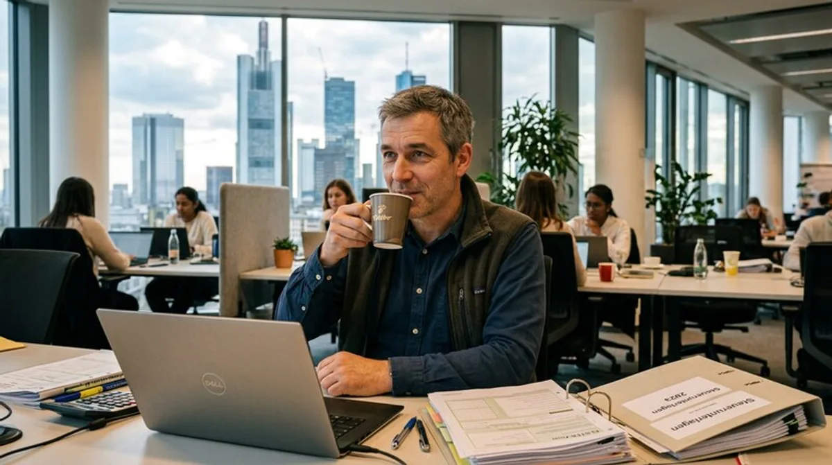 Unternehmer erhält gute Nachricht über Factoring-Liquidität